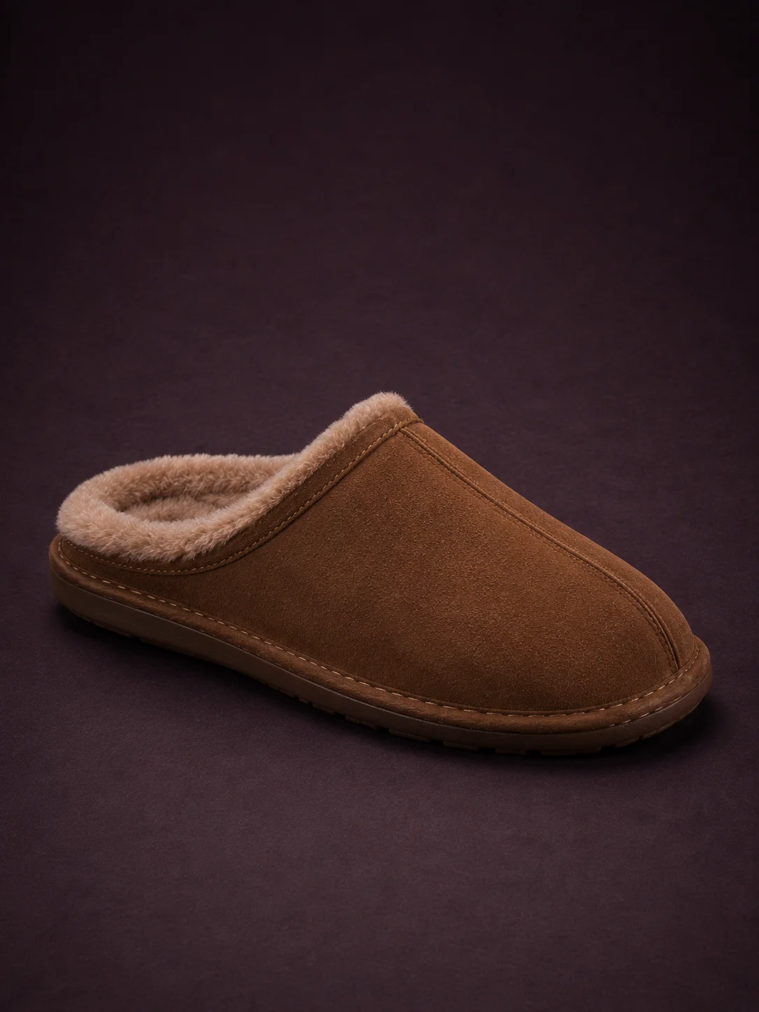 Backless scuff slipper