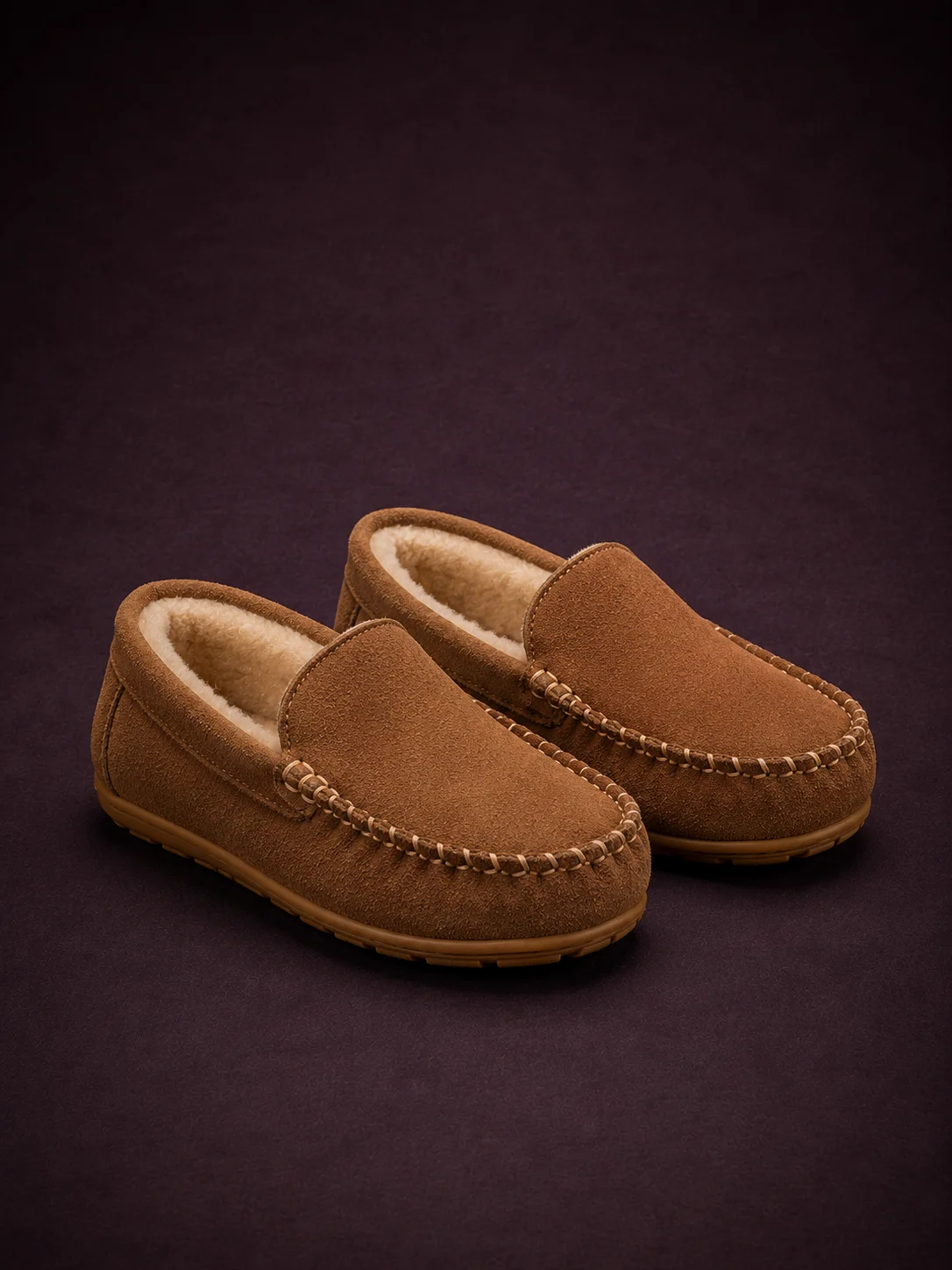 Kids moccasin slippers