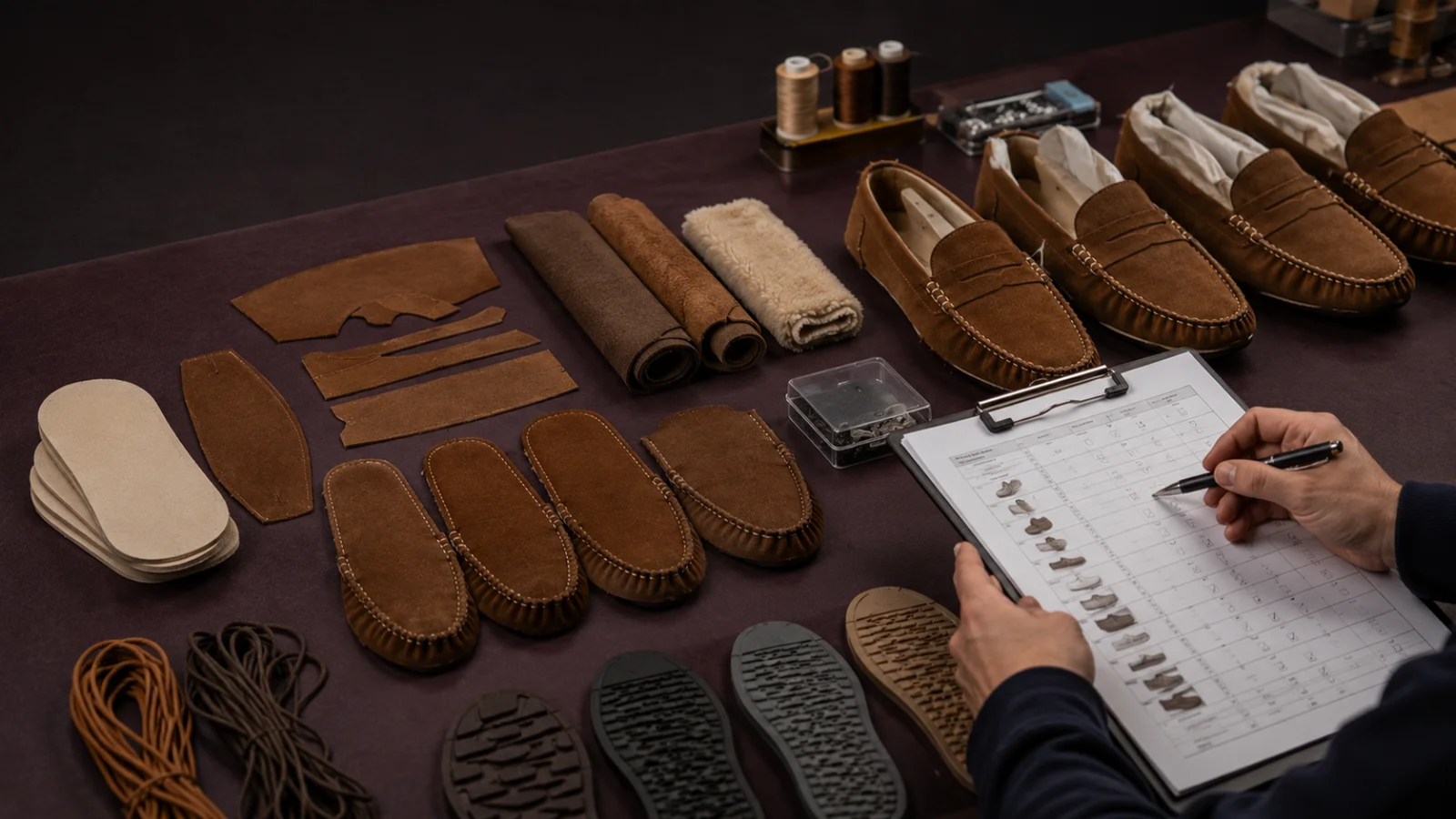 Moccasin production progress
