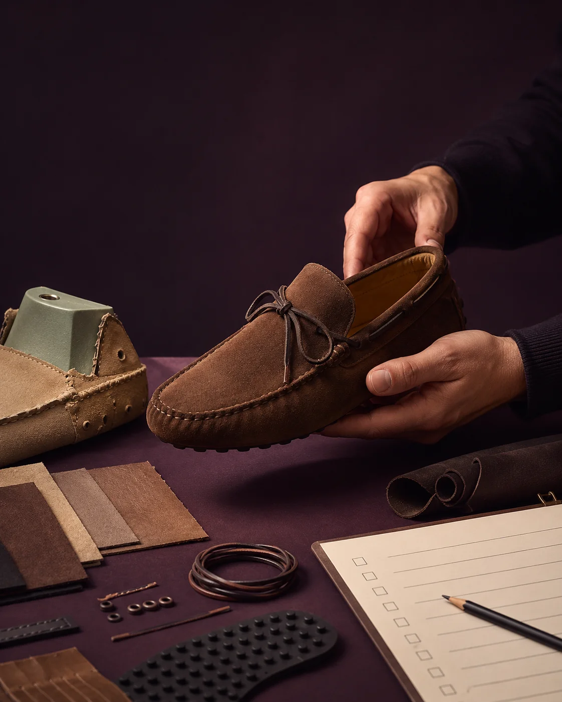 Moccasin development process