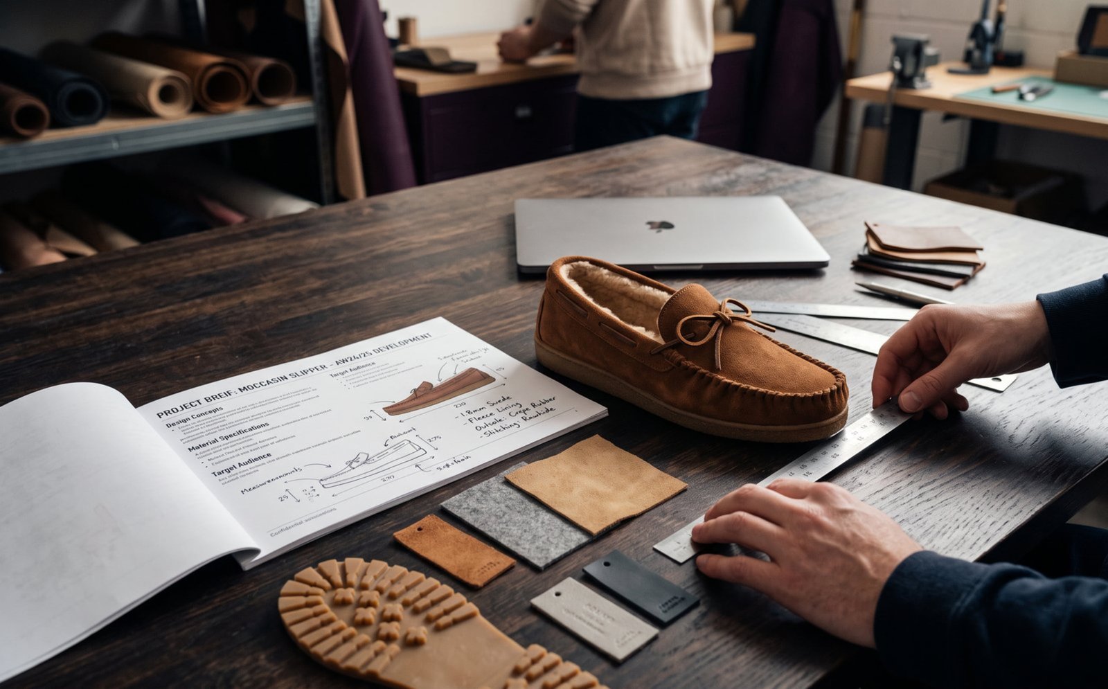 Moccasin project management desk