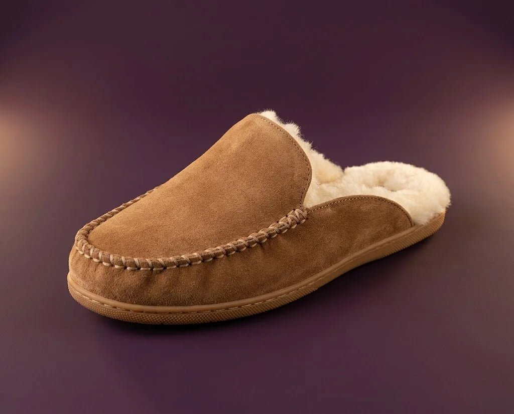 Backless scuff slipper