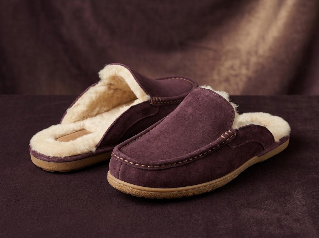 Backless scuff slippers