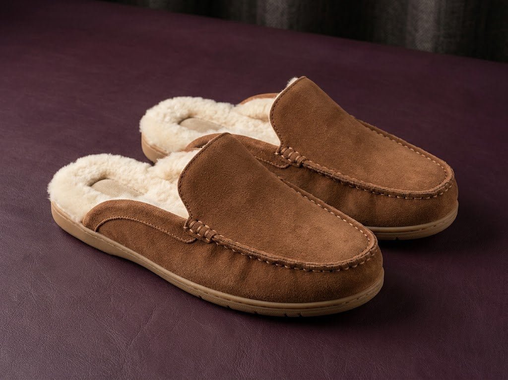 Backless scuff slippers