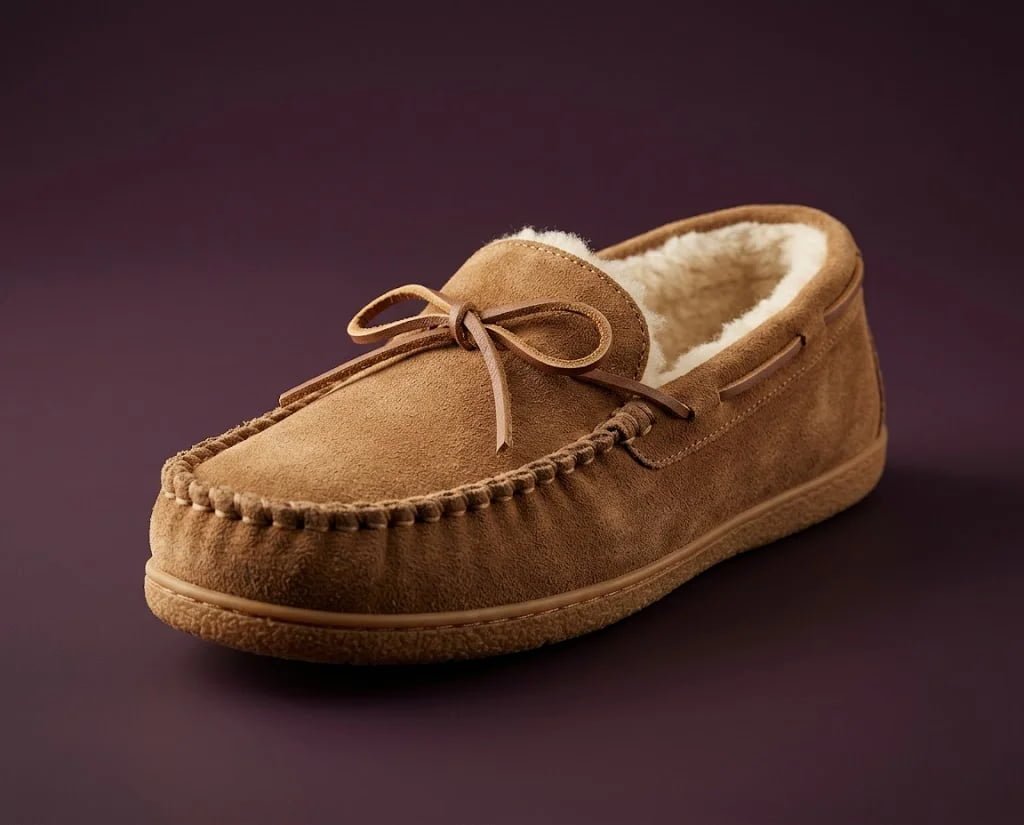 Classic moccasin slipper