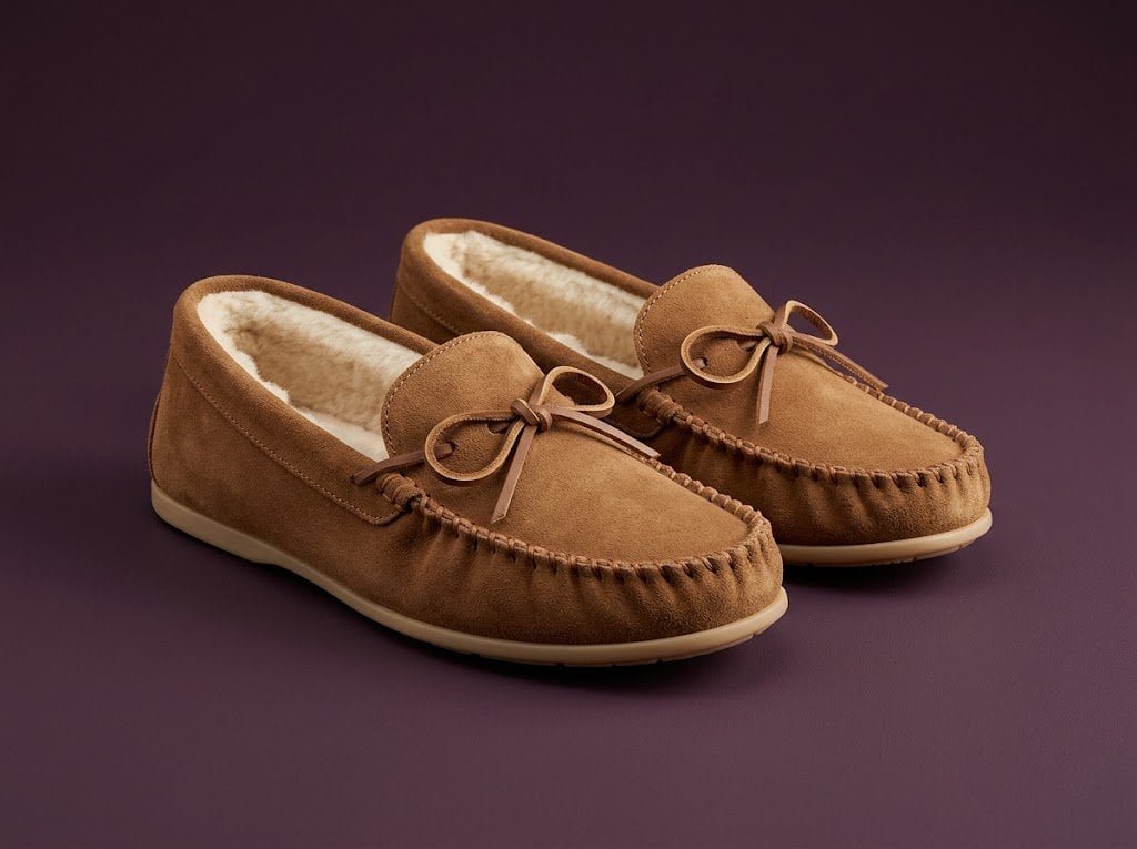 Classic moccasin slippers