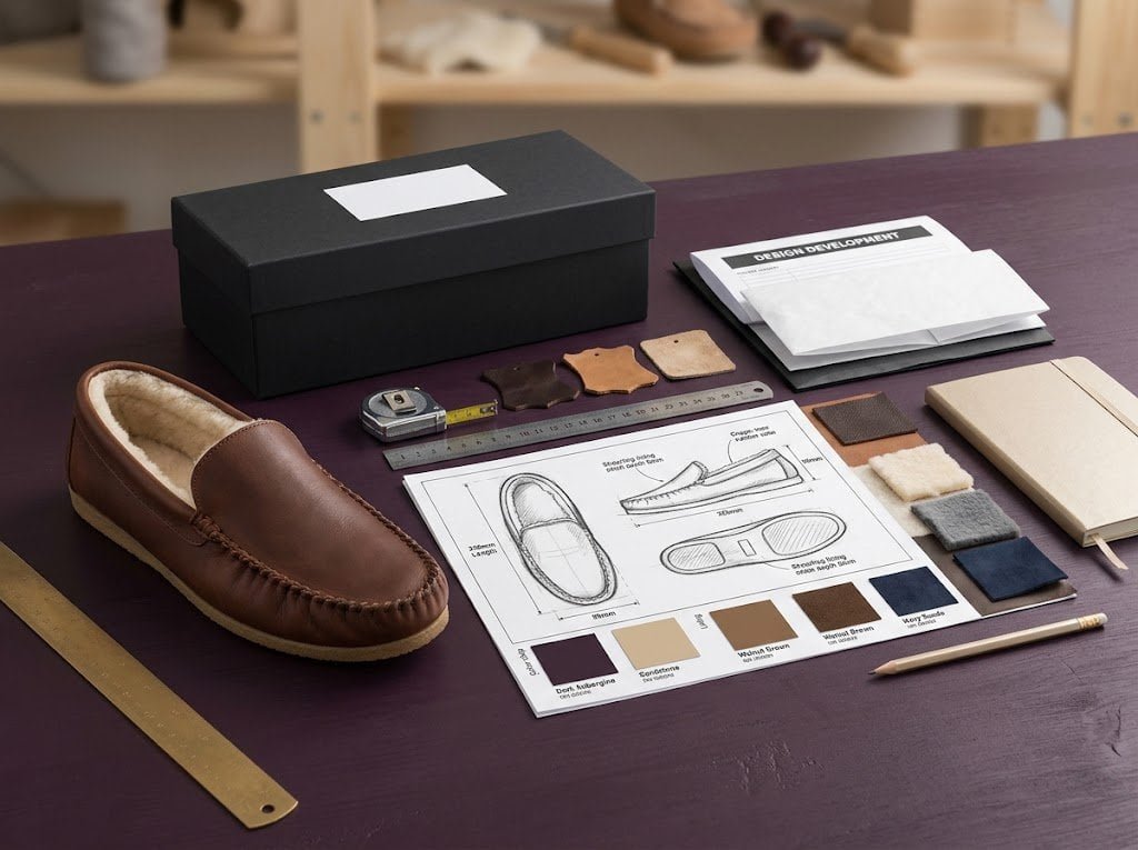 Moccasin design materials