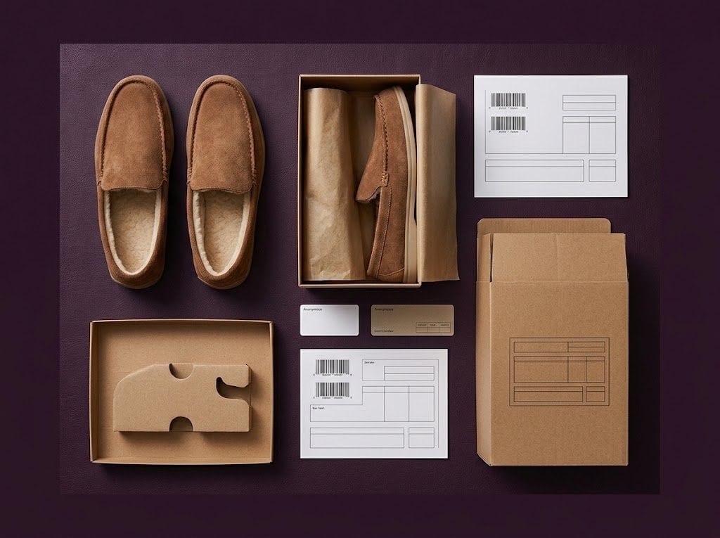 Moccasin packaging control