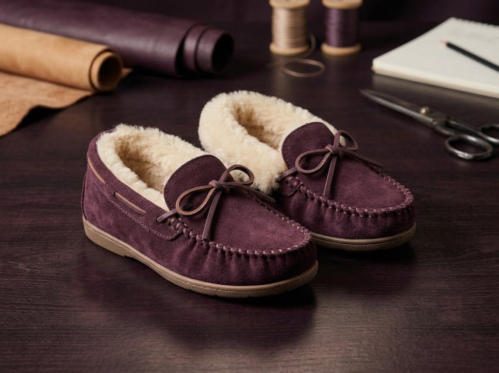 Kids moccasin slippers