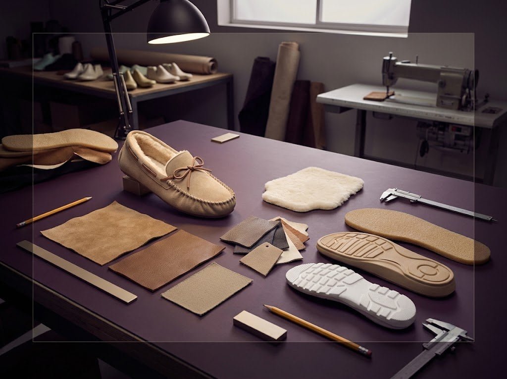 Moccasin development materials