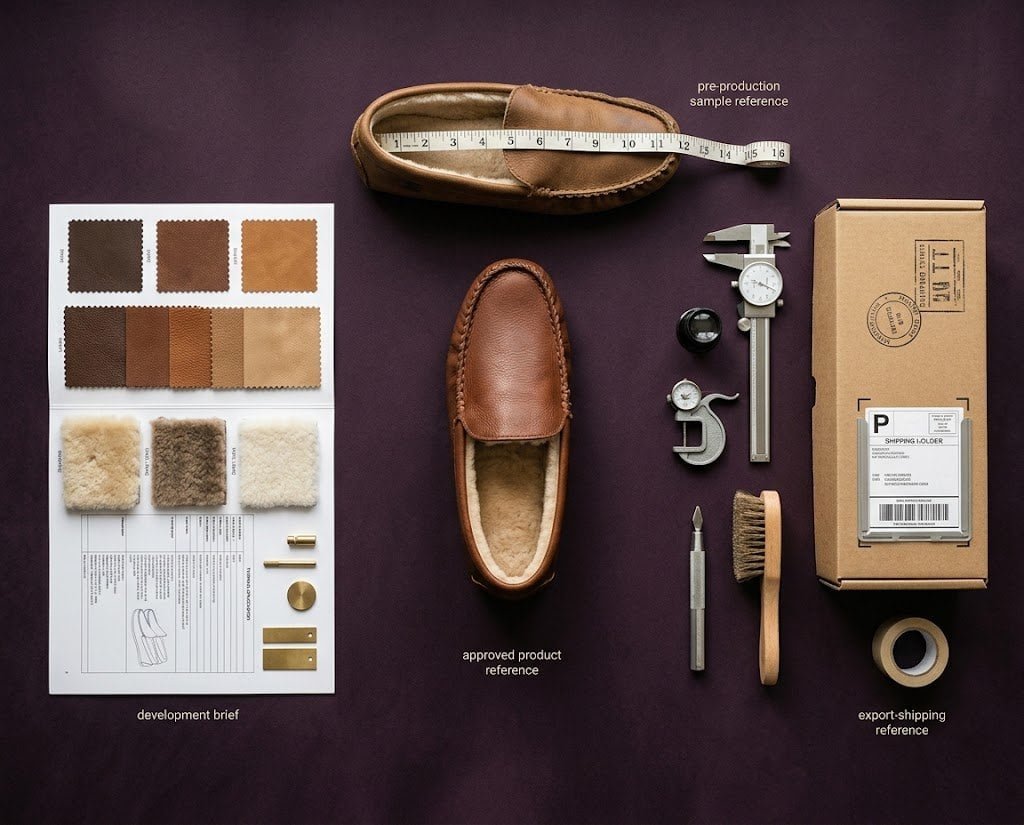 Moccasin development process