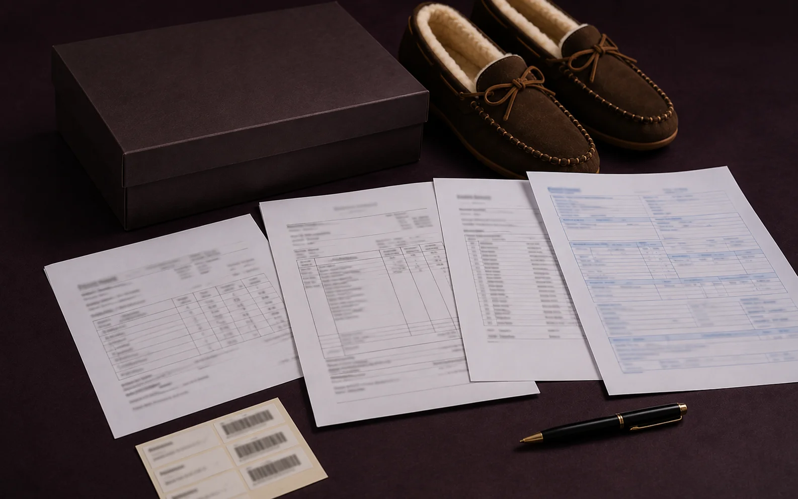 Moccasin export documents