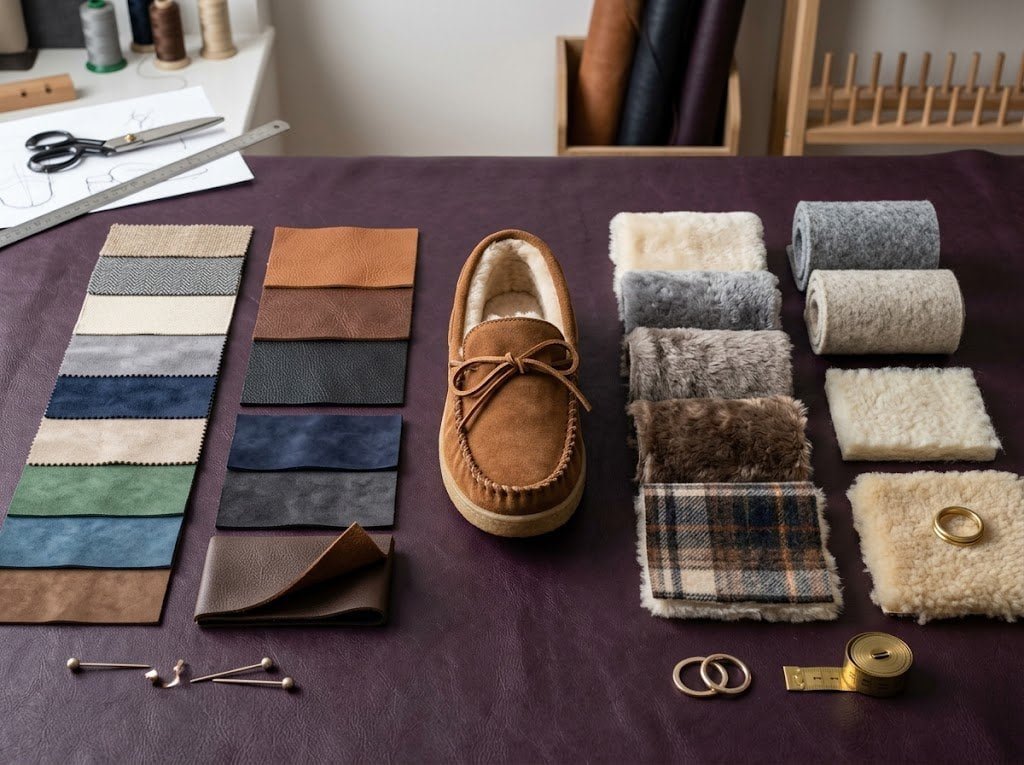 Moccasin material options