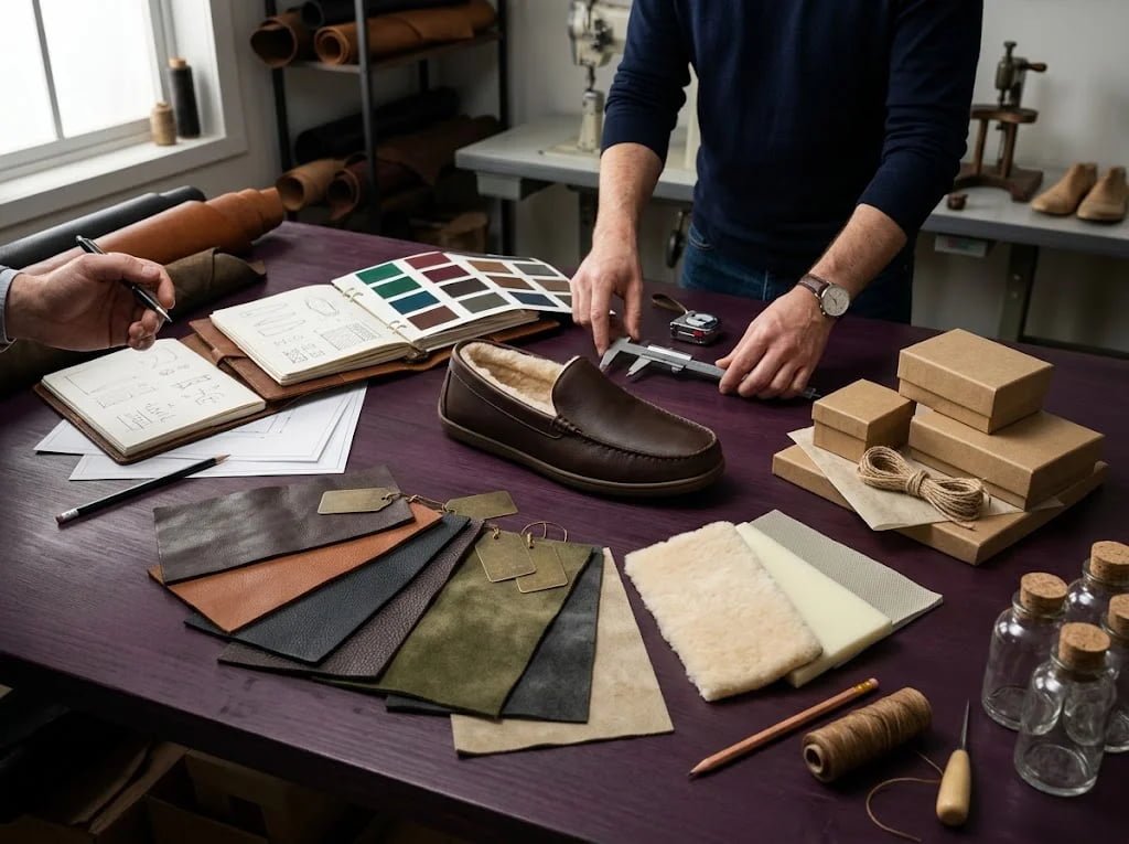 Moccasin material references