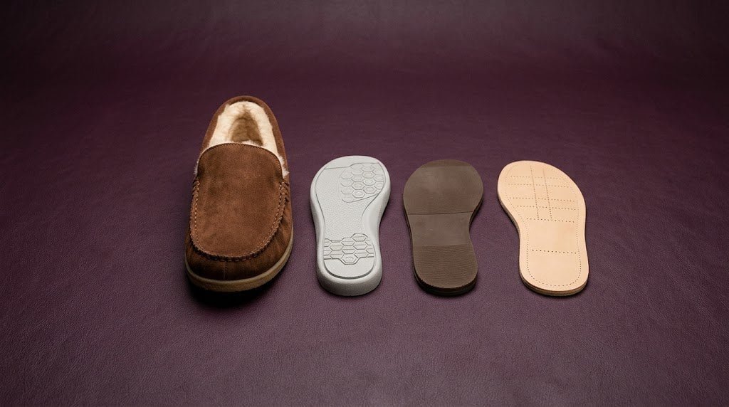 Moccasin outsole selection