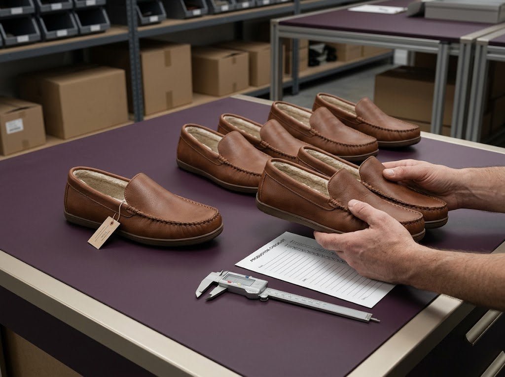 Moccasin production control