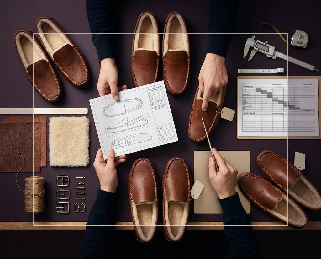 Moccasin production coordination