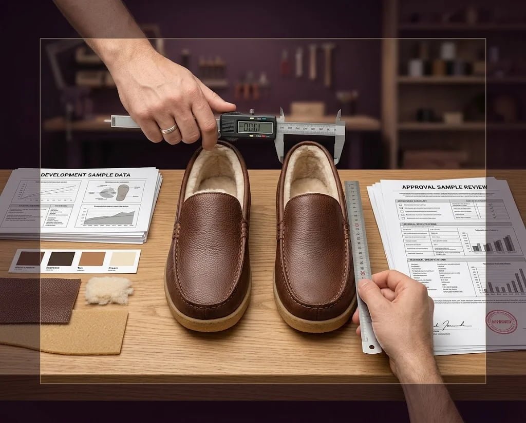 Moccasin sample approval review