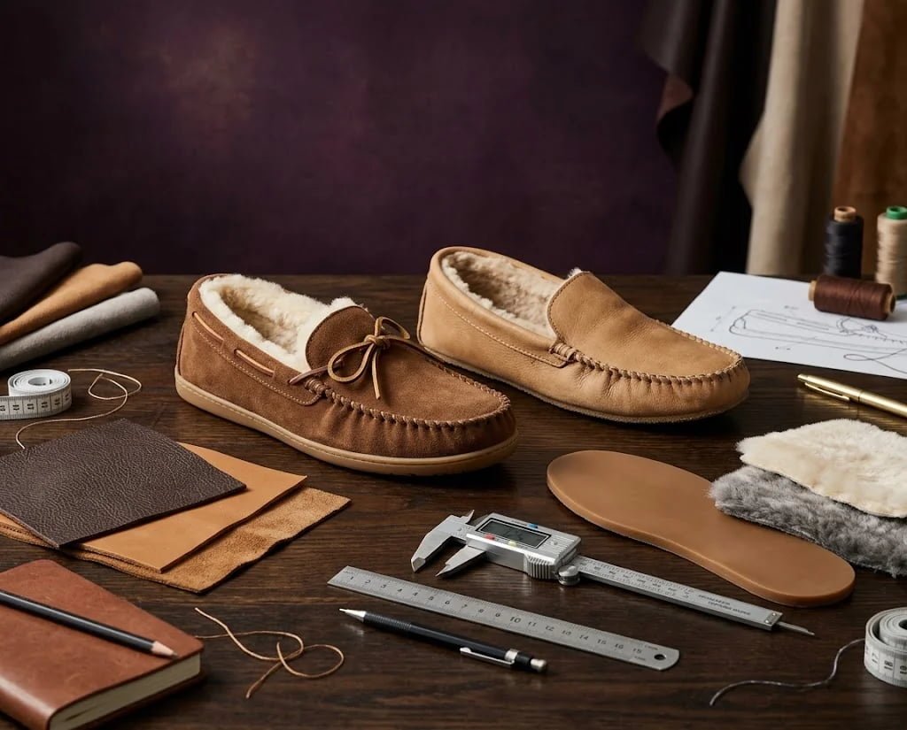 Moccasin sample development
