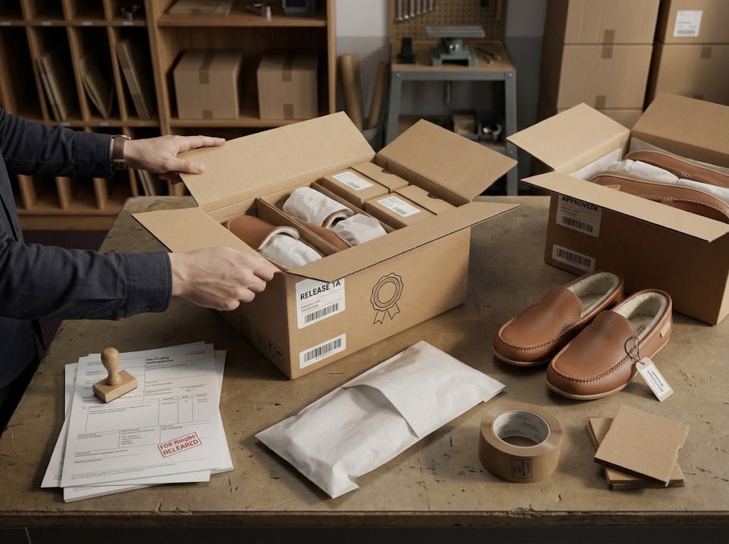 Moccasin shipment release