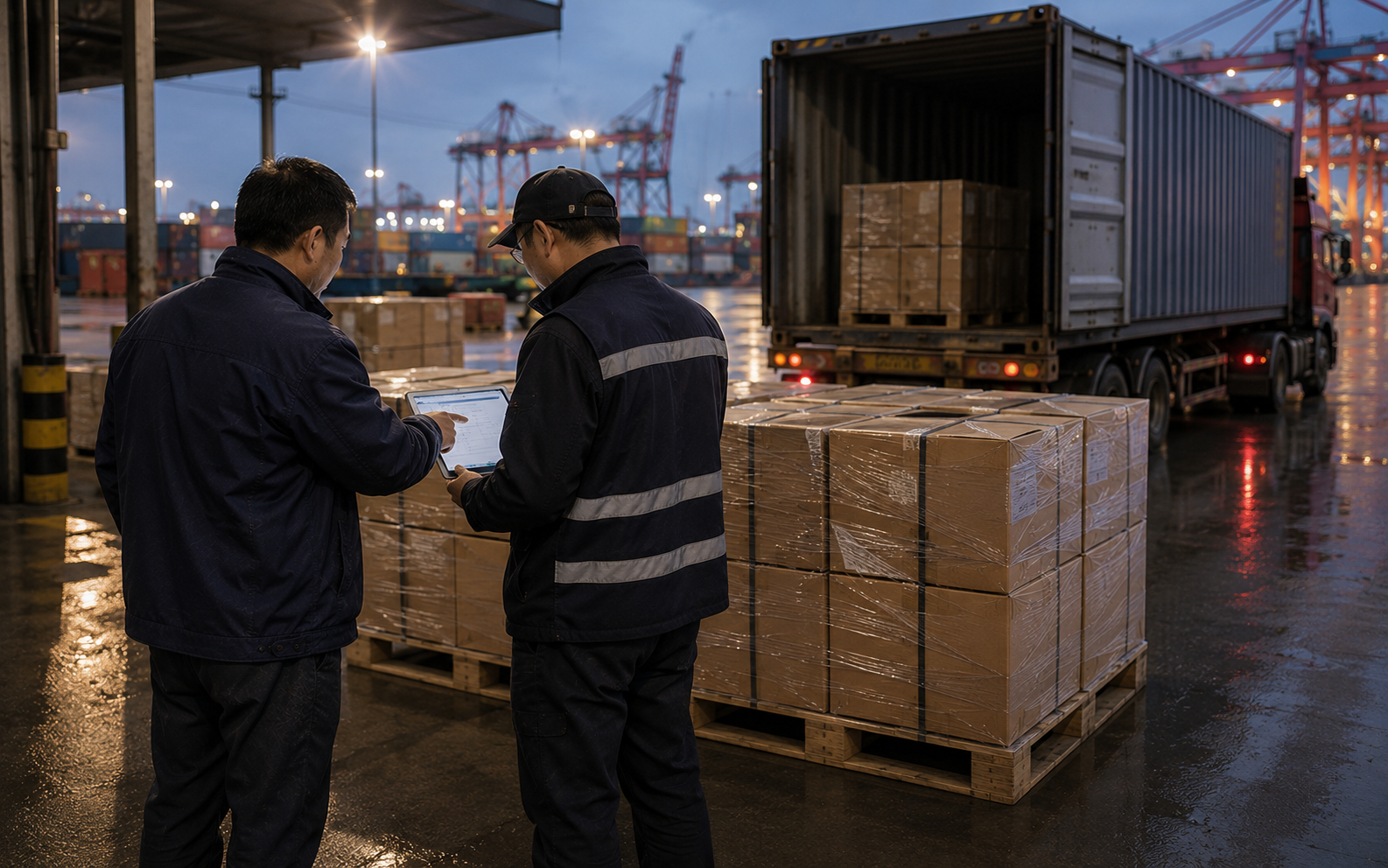Forwarder cargo handoff