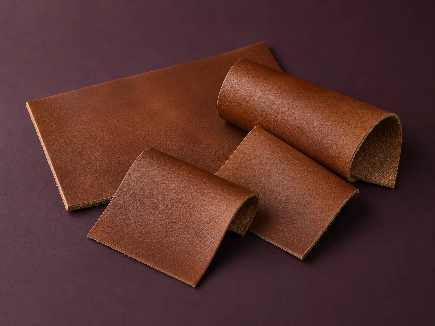 Smooth cow leather