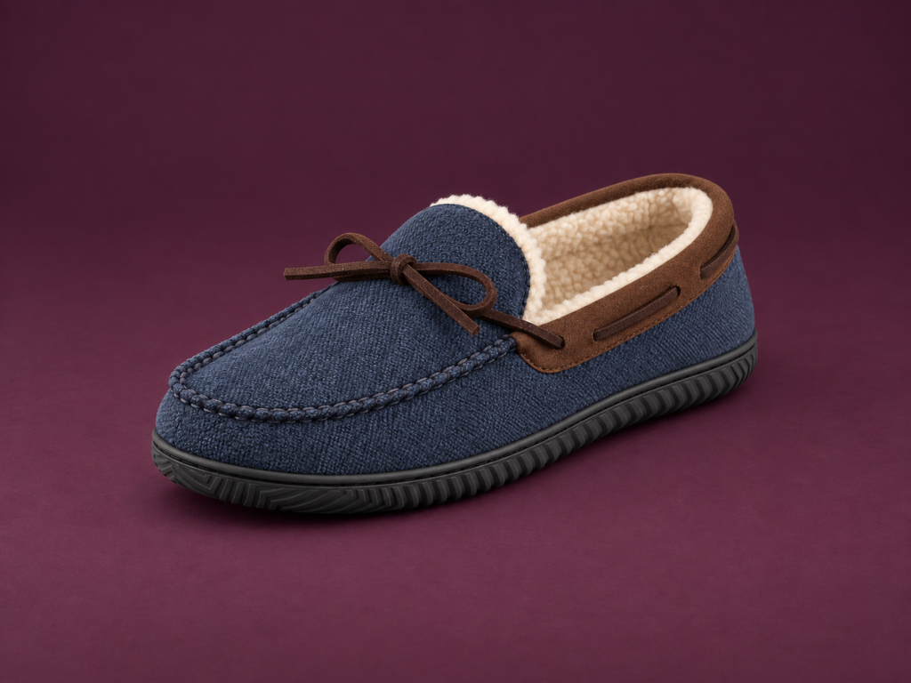 Slate Blue Sherpa Classic Moccasin product reference